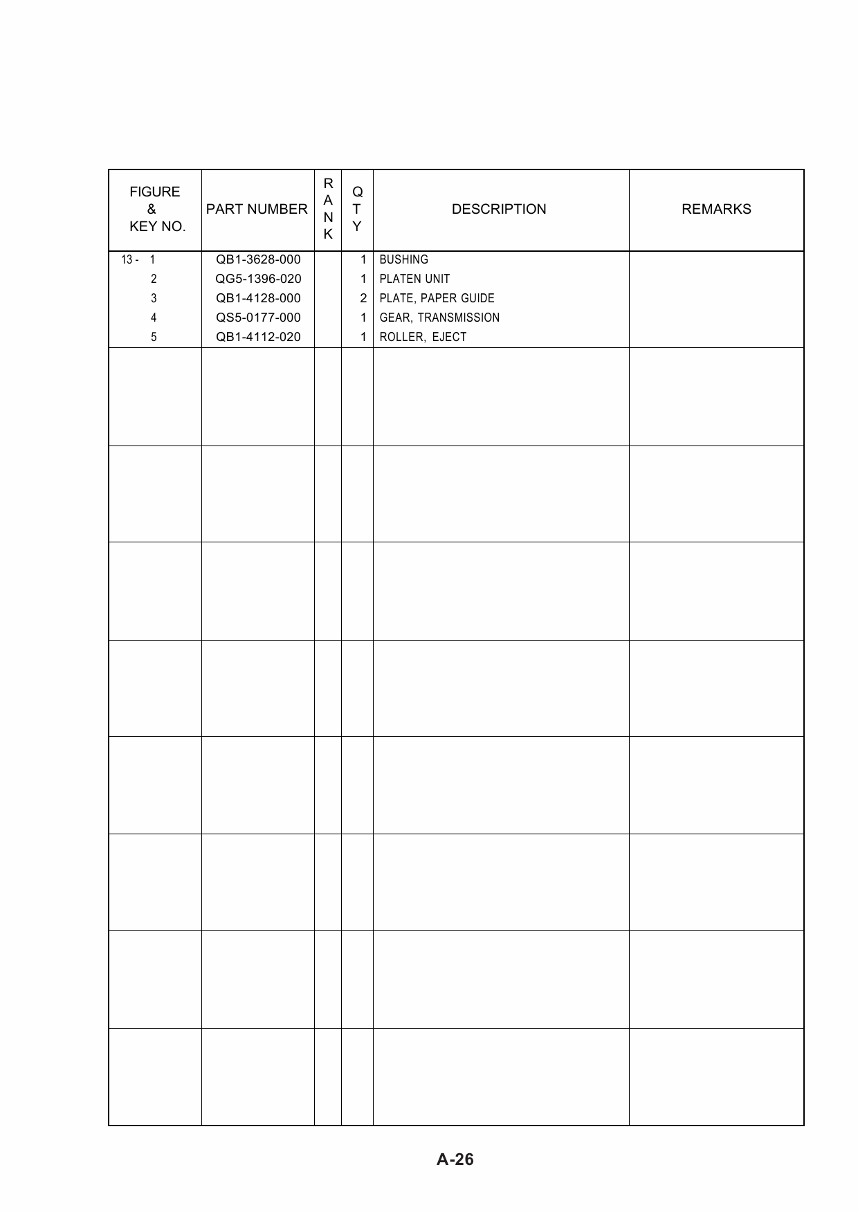 Canon PIXUS S4500 Parts Catalog Manual-6
